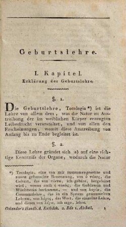 Friedrich Benjamin Osiander's Handbuch der Entbindungskunst, 2,1
