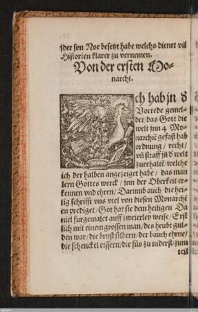 Von der ersten Monarchi