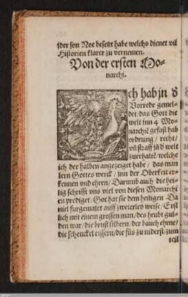 Von der ersten Monarchi