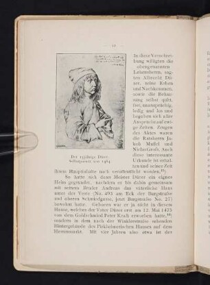 Der 13jährige Dürer. Selbstporträt von 1484.