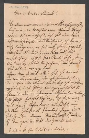 Brief an Ludwig Rellstab : 19. Juli o.J.