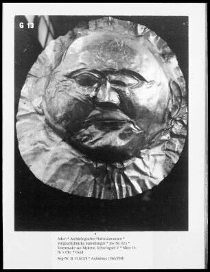 Totenmaske aus Mykene, Schachtgrab V