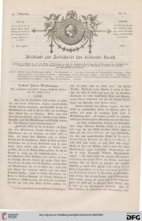 Heft 8 (7. Dezember 1882)