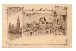Gewerbe-, Industrie-und-Kunstausstellung; mit Kilianskirche