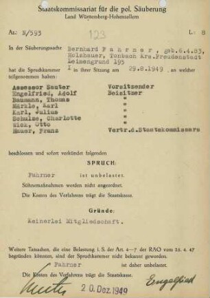 Fahrner, Bernhard
