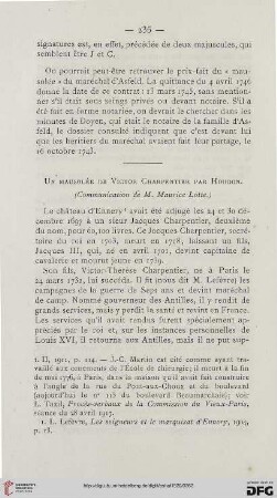 Un mausolée de Victor Charpentier par Houdon