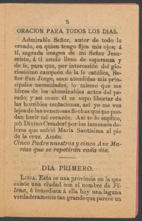 Oración para todos los días.