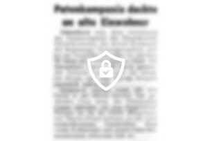 Patenkompanie dachte an alte Einwohner