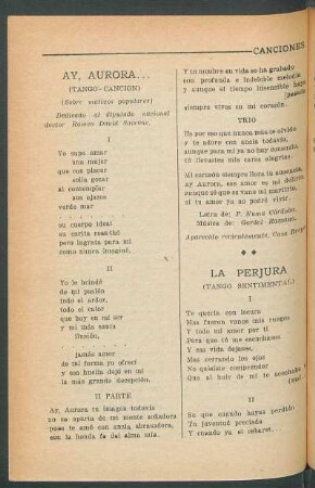 La perjura : (Tango sentimental)