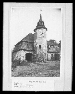 Rittergut Schlößchen-Porschendorf : Amtsberg-Schlößchen. Rittergut, Turmgebäude. Außenansicht