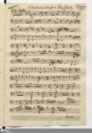 724 Duetto: La Meschina vostra Sposa / Naumann, J.G.