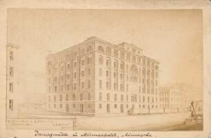 Pillsbury »A« Mill , Minneapolis/Minnesota: Perspektivische Ansicht