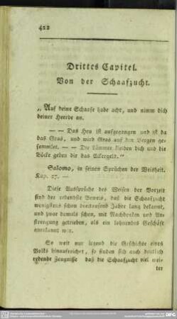 Drittes Capitel. Von der Schaafzucht