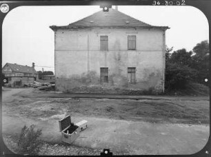 Eilenburg, Wilhelm-Grune-Straße 20. Herrenhaus Eulenfeld (1687). Seitenansicht