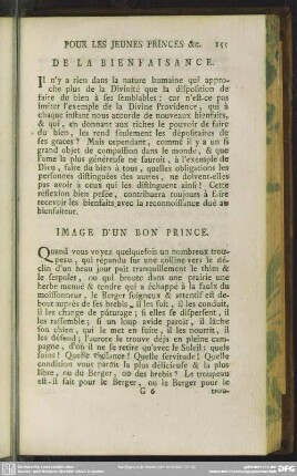 De La Bienfaisance