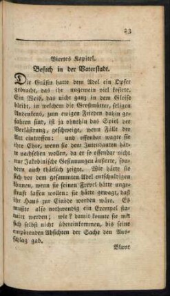 Viertes Kapitel. Besuch in der Vaterstadt.