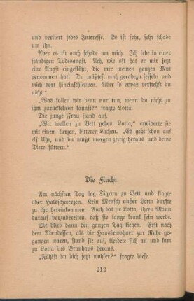 Die Flucht