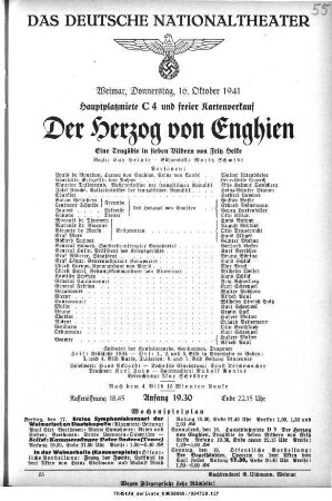 Der Herzog von Enghien