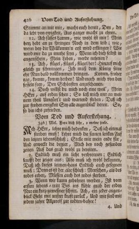 426-454, Vom Tod und Auferstehung