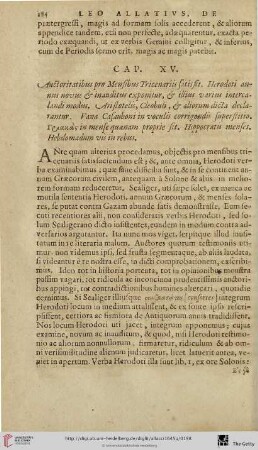 Cap. XV.