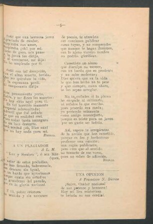 Una opinión