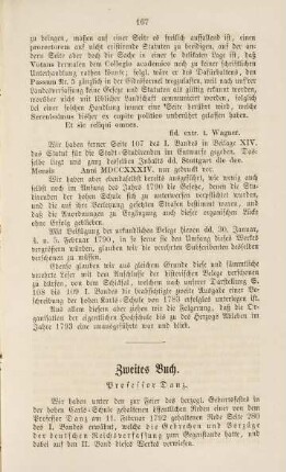 167-170, Zweites Buch. Professor Danz