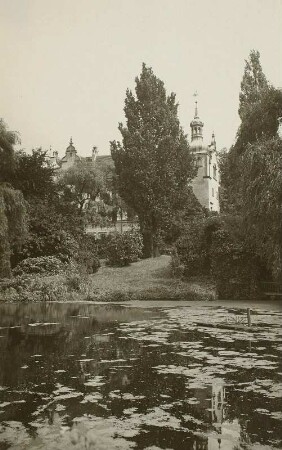 Dohma-Großcotta. Schloss Cotta. Schlossteich und Park