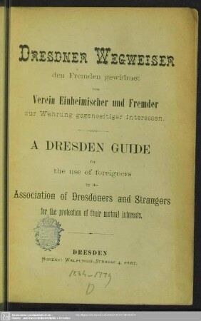 1880: Dresdner Wegweiser