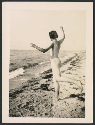 Bewegungsstudie am Strand