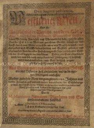 Zornpredigten gegen die Pest in der Herrschaft Schönburg