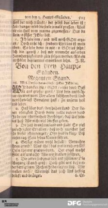 Glaubens-Lieder von den drey Haupt-Ständen.