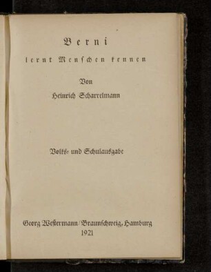 [4]: Berni lernt Menschen kennen