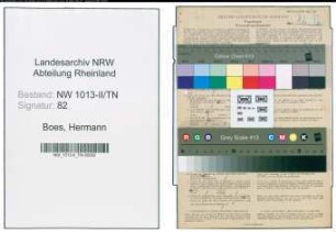 Entnazifizierung Hermann Boes , geb. 18.07.1909 (Fuhrunternehmer)
