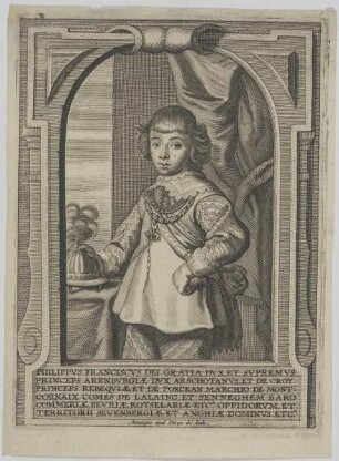 Bildnis des Philippvs Franciscvs Arenbvrg