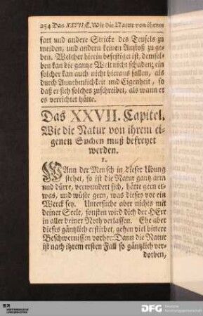 Das XXVII. Capitel.