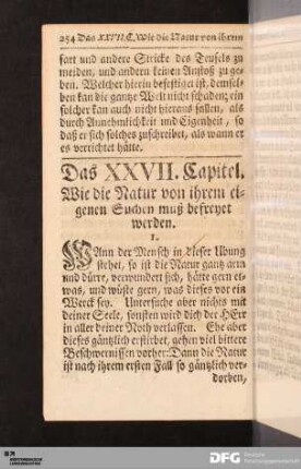 Das XXVII. Capitel.