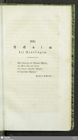 100. Achalm bei Reutlingen