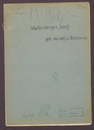 Schellenberger, Josef