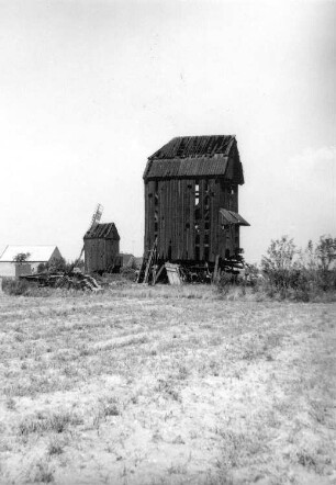 Großräschen-Wormlage. Zwei Bockmühlen (Aufnahme Erwin Scholz, Uhsmannsdorf)