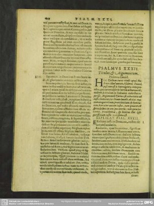 Psalmus XXXII