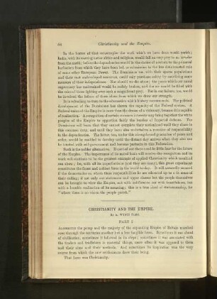 Christianity And The Empire.