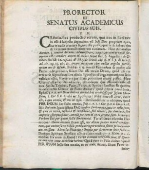 Prorector Et Senatus Academicus Civibus Suis. S. D.