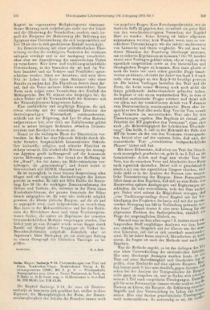 351-353 [Rezension] Saebø, Magne, Sacharja 9-14