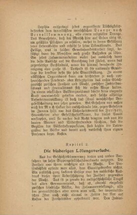 Kapitel 2. Die bisherigen Lösungsversuche