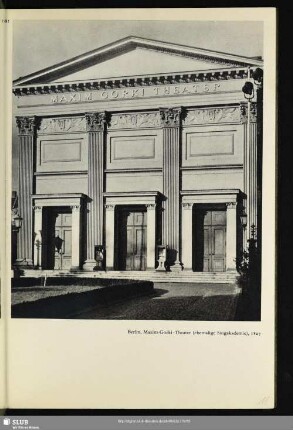 Berlin, Maxim-Gorki-Theater (ehemalige Singakademie), 1827