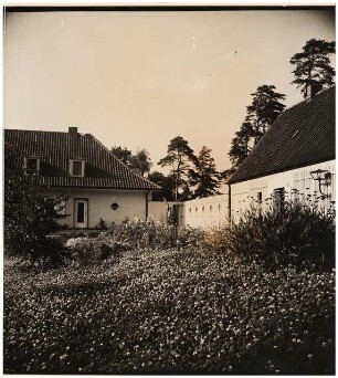 Garten von Bülow, Waren/Müritz: Haus und Kleewiese