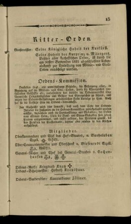 Ritter-Orden
