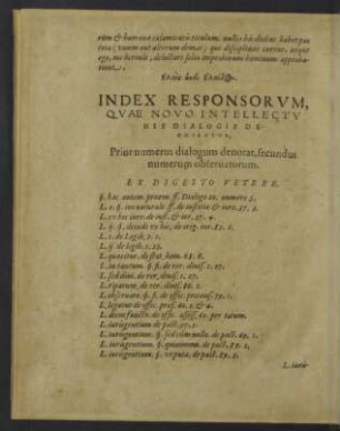 Index responsorum