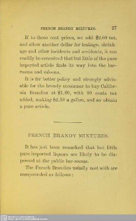 French brandy mixtures