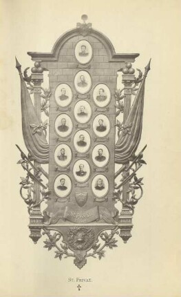 Tafel: [Die in den Feldzügen 1866 und 1870/71 gestorbenen Offiziere. Tablau 2]